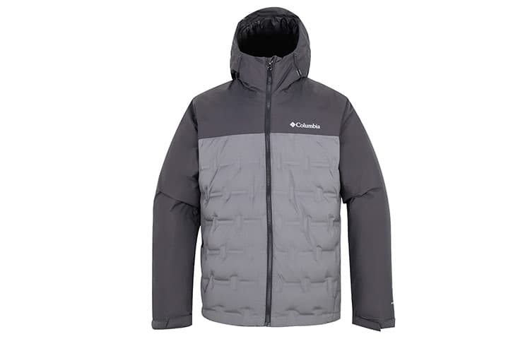 Columbia Grand Trek™ II Down Hooded Jacket Down Jacket Men's Gray