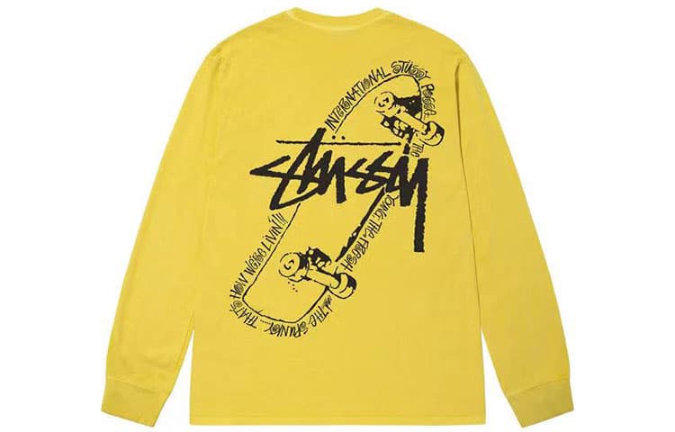 Футболка Stussy Skate Posse окрашенная в пигмент Ls