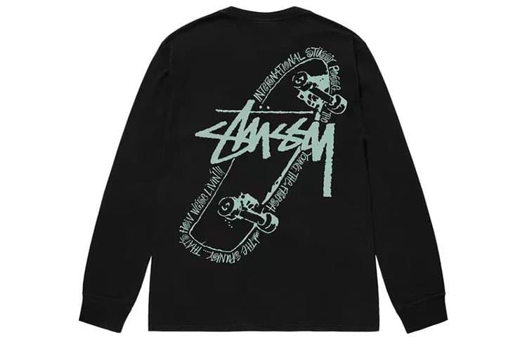 Футболка Stussy Skate Posse окрашенная в пигмент Ls