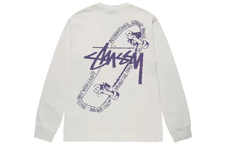 Футболка Stussy Skate Posse окрашенная в пигмент Ls