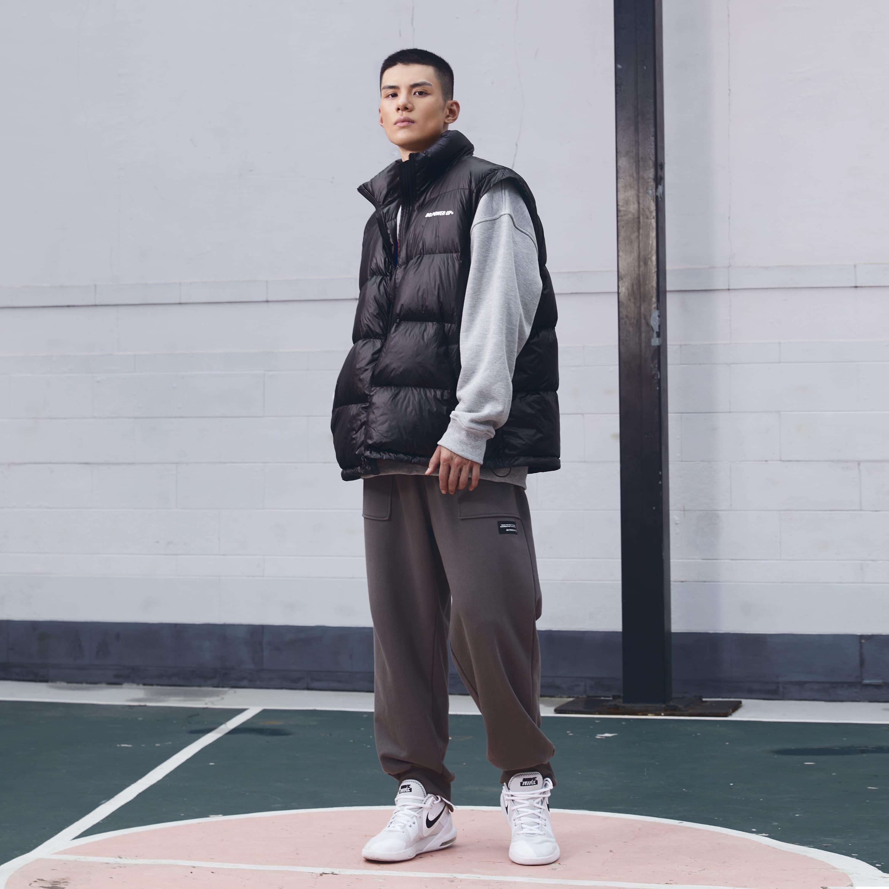 BD.POWER UP+ Жилет свободного кроя унисекс, черный