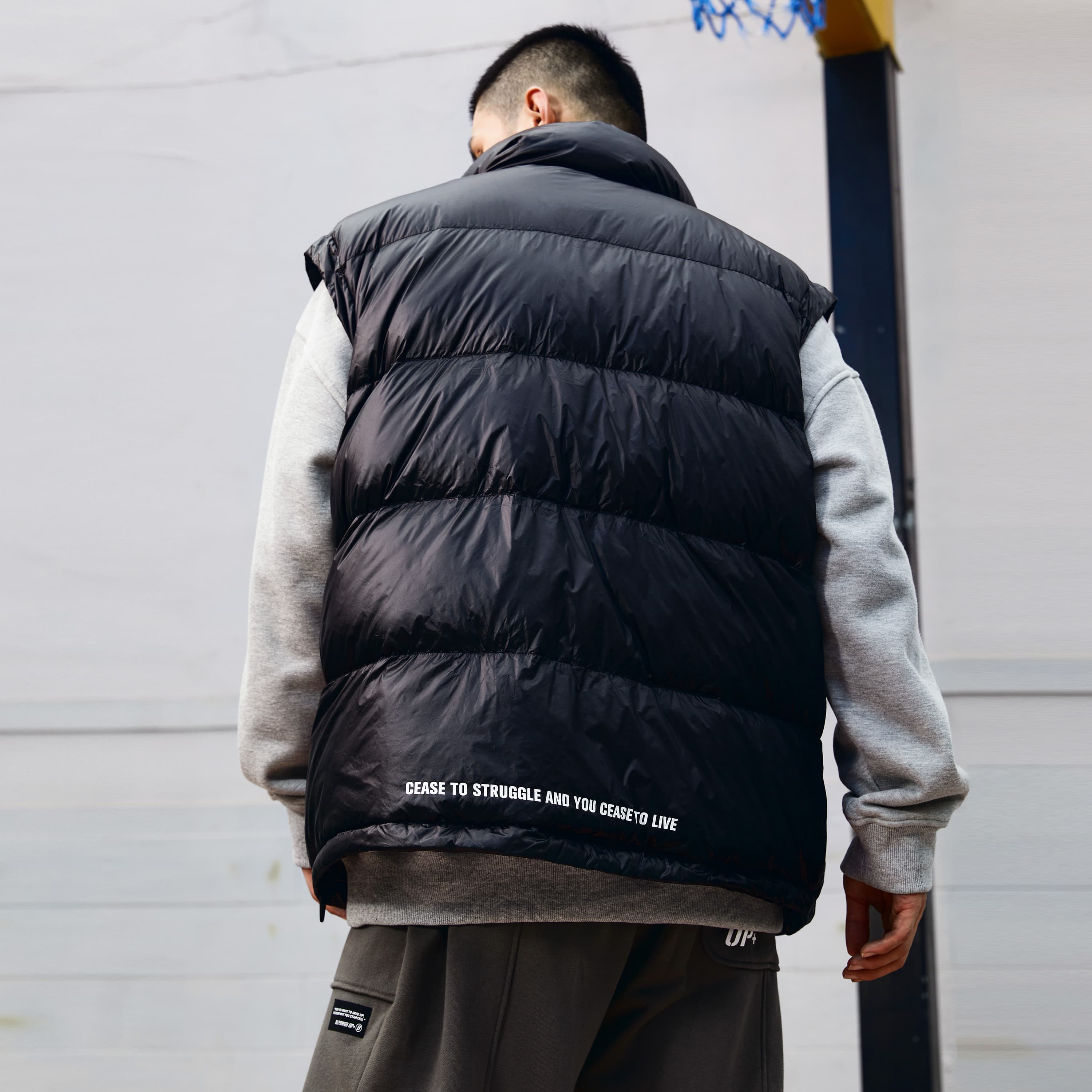 BD.POWER UP+ Жилет свободного кроя унисекс, черный