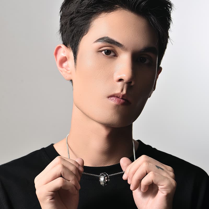 MYSH Мужские ожерелья из титановой стали