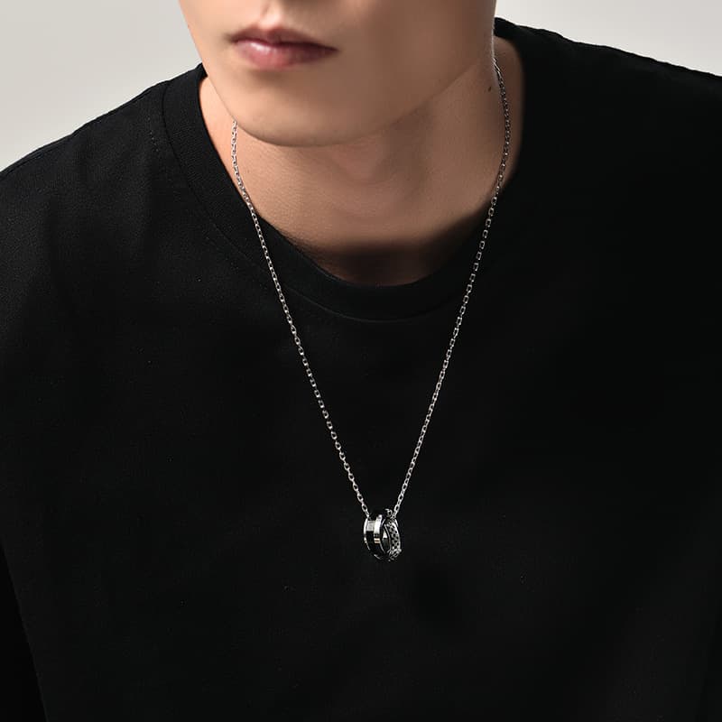 MYSH Мужские ожерелья из титановой стали