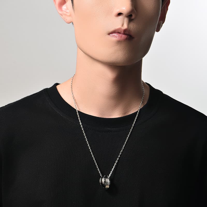 MYSH Мужские ожерелья из титановой стали