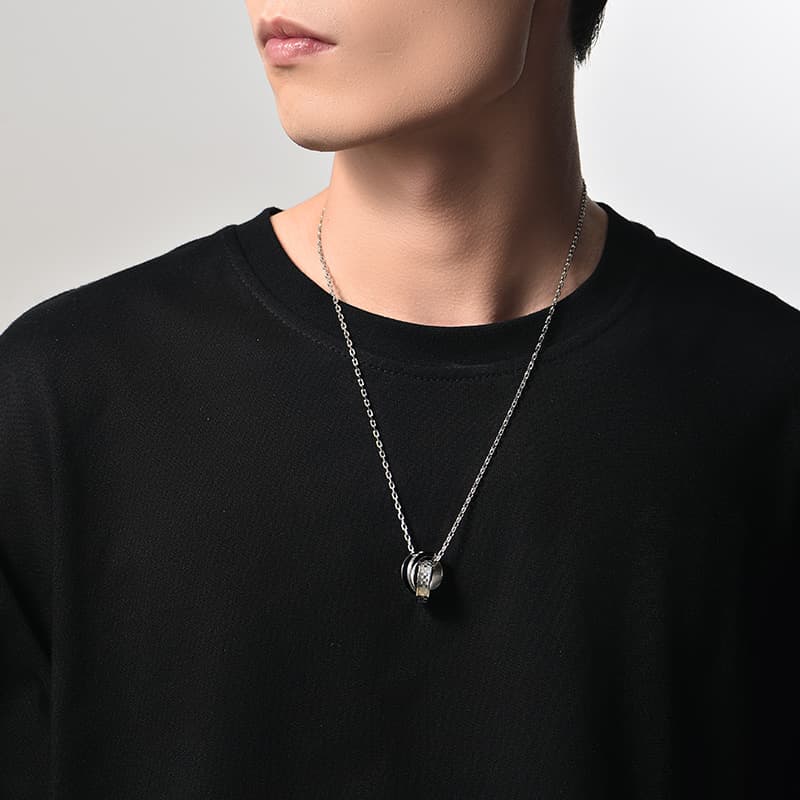 MYSH Мужские ожерелья из титановой стали