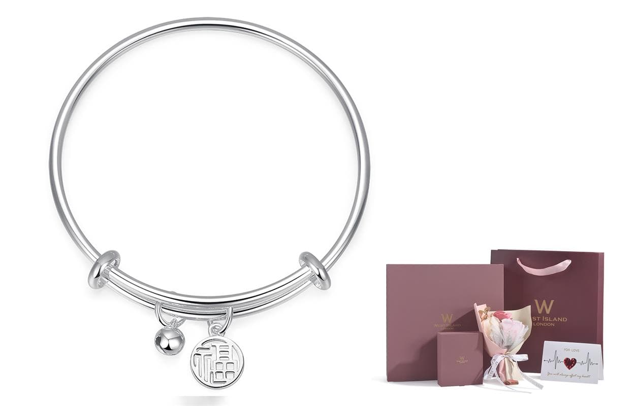 WEST ISLAND S999 Fine Silver/высококачественные экологически чистые медные браслеты женские серебряные