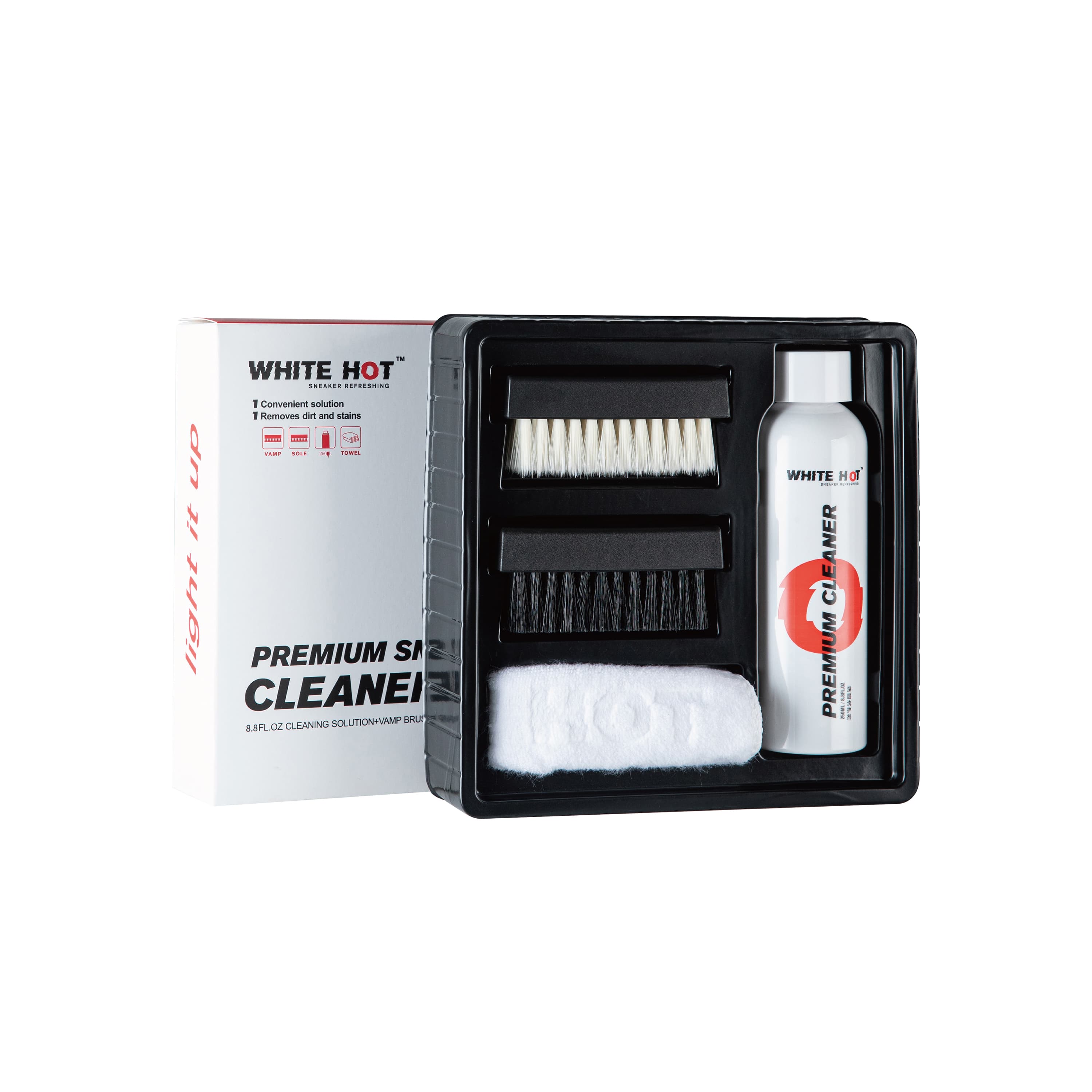 WHITE HOT Чистящие средства и салфетки для обуви