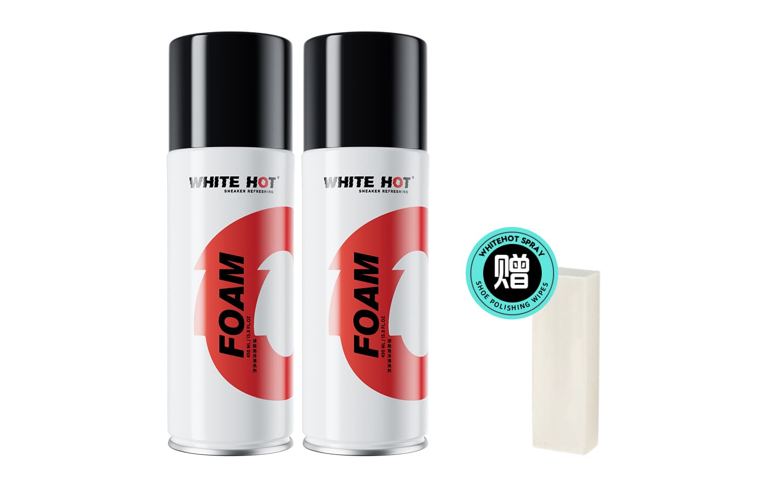 WHITE HOT Чистящие средства и салфетки для обуви