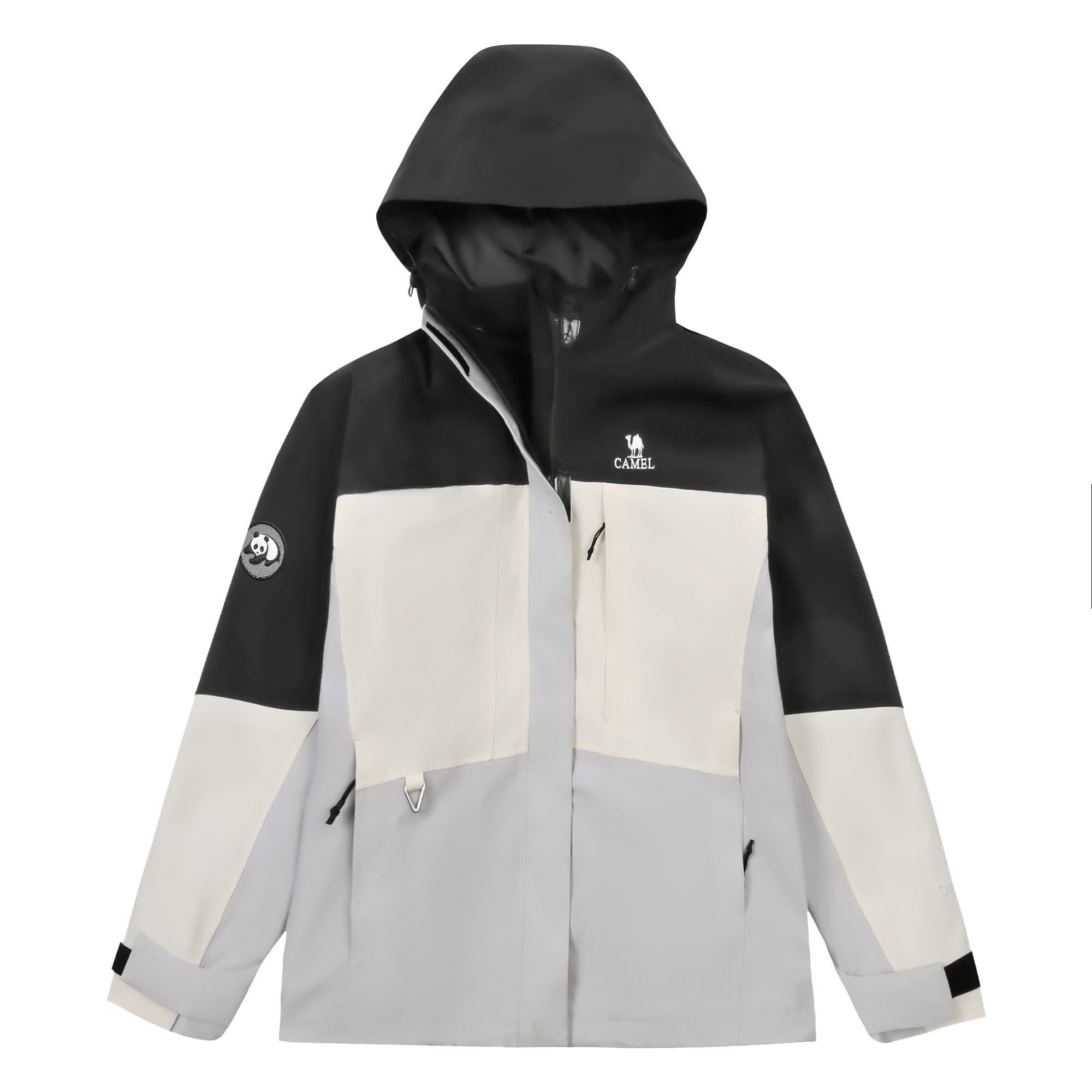 Женская водонепроницаемая, ветрозащитная, дышащая и тепловая ветровка Panda Collection