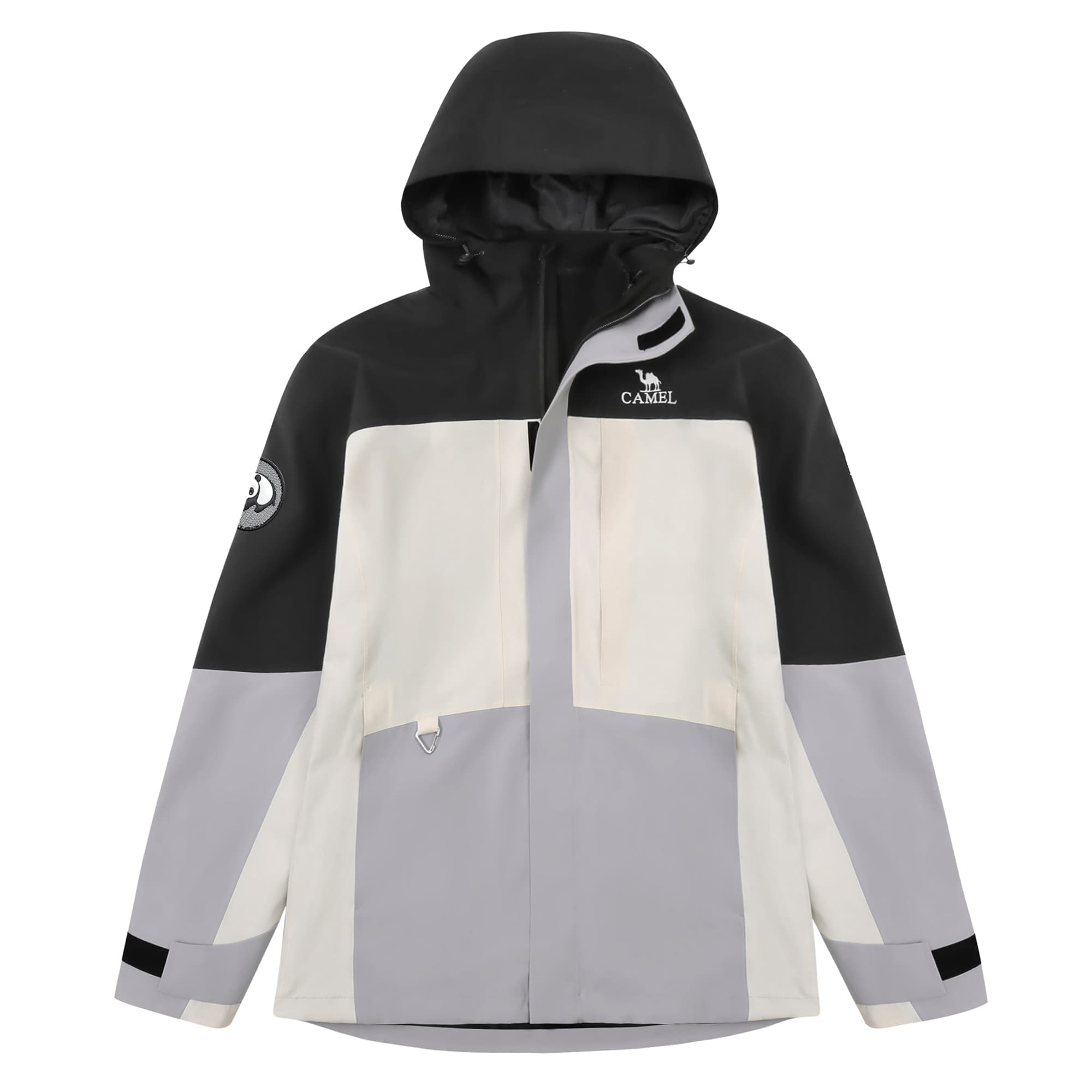 Коллекция Panda для походов на открытом воздухе Водонепроницаемая, ветрозащитная, термостойкая, дышащая, непромокаемая ветровка унисекс