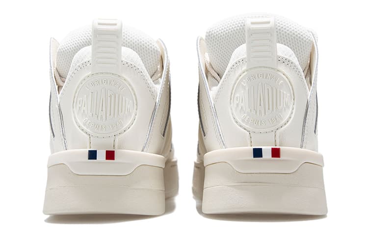 Palladium Pallablast Skate, устойчивая к скольжению, истиранию, дышащему покрытию, низкие повседневные туфли, мужские белые