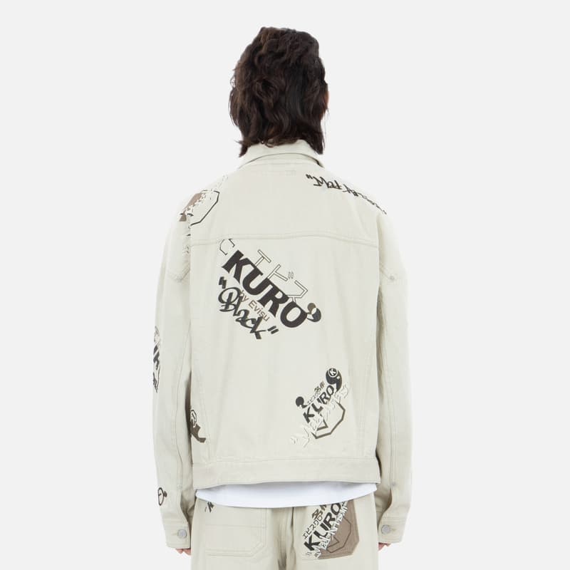 Джинсовые куртки EVISU Мужские овсяные