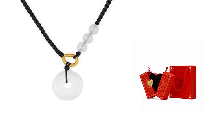 Ожерелья из белого агата PRP унисекс