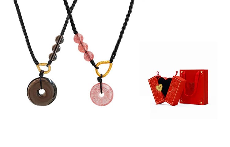 Ожерелья из белого агата PRP унисекс