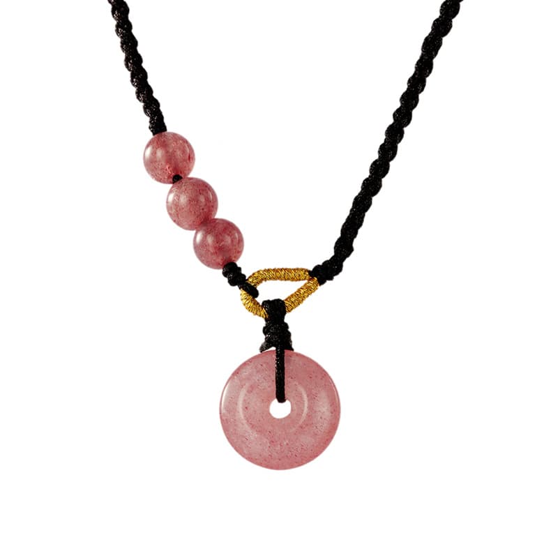 PRP White Agate Necklaces Unisex