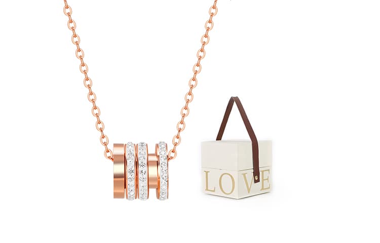 QIMEILA Ожерелья из медного сплава унисекс, разные цвета