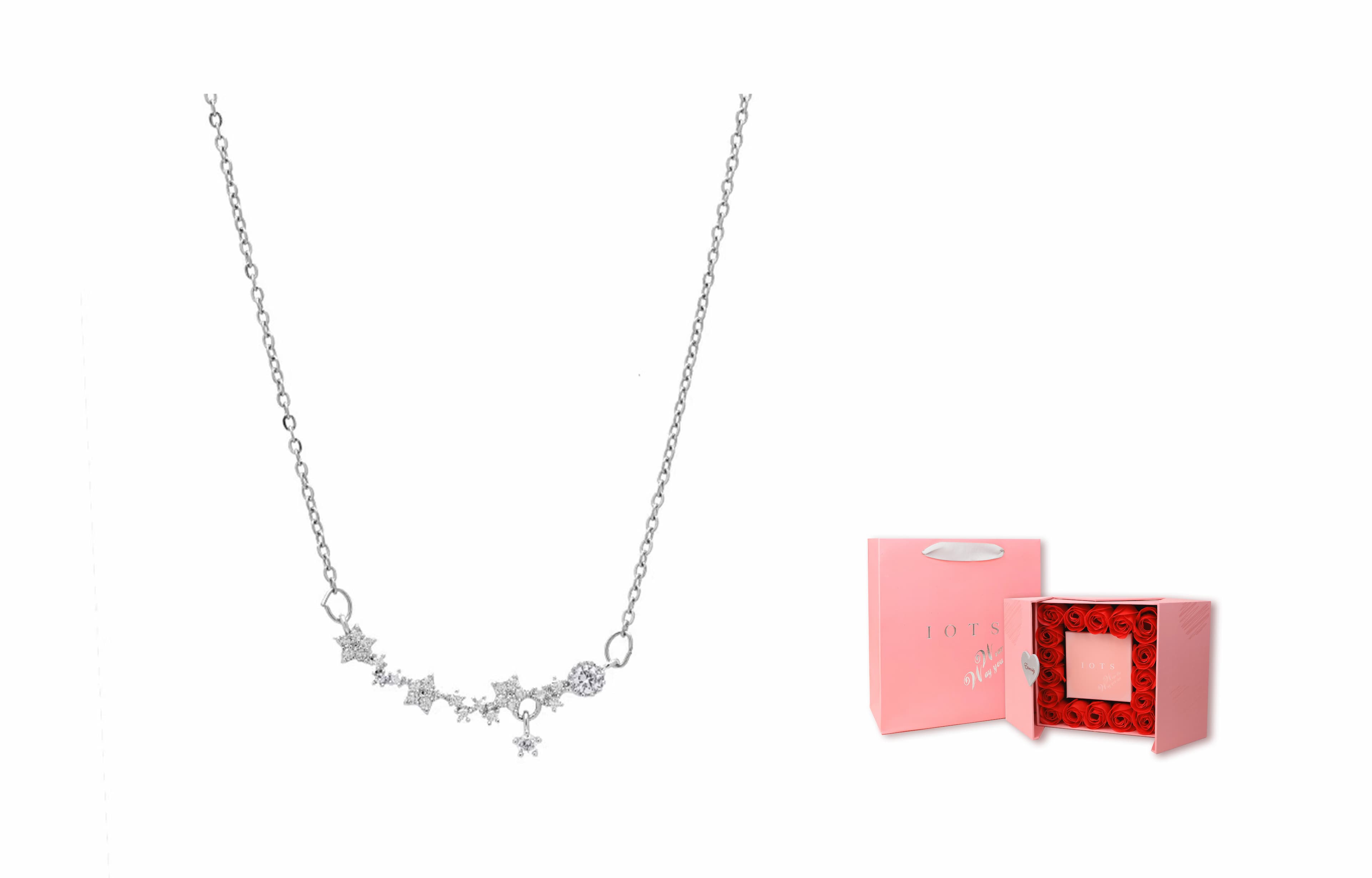 IOTS S925 Ожерелья женский подарок для лучшей подруги