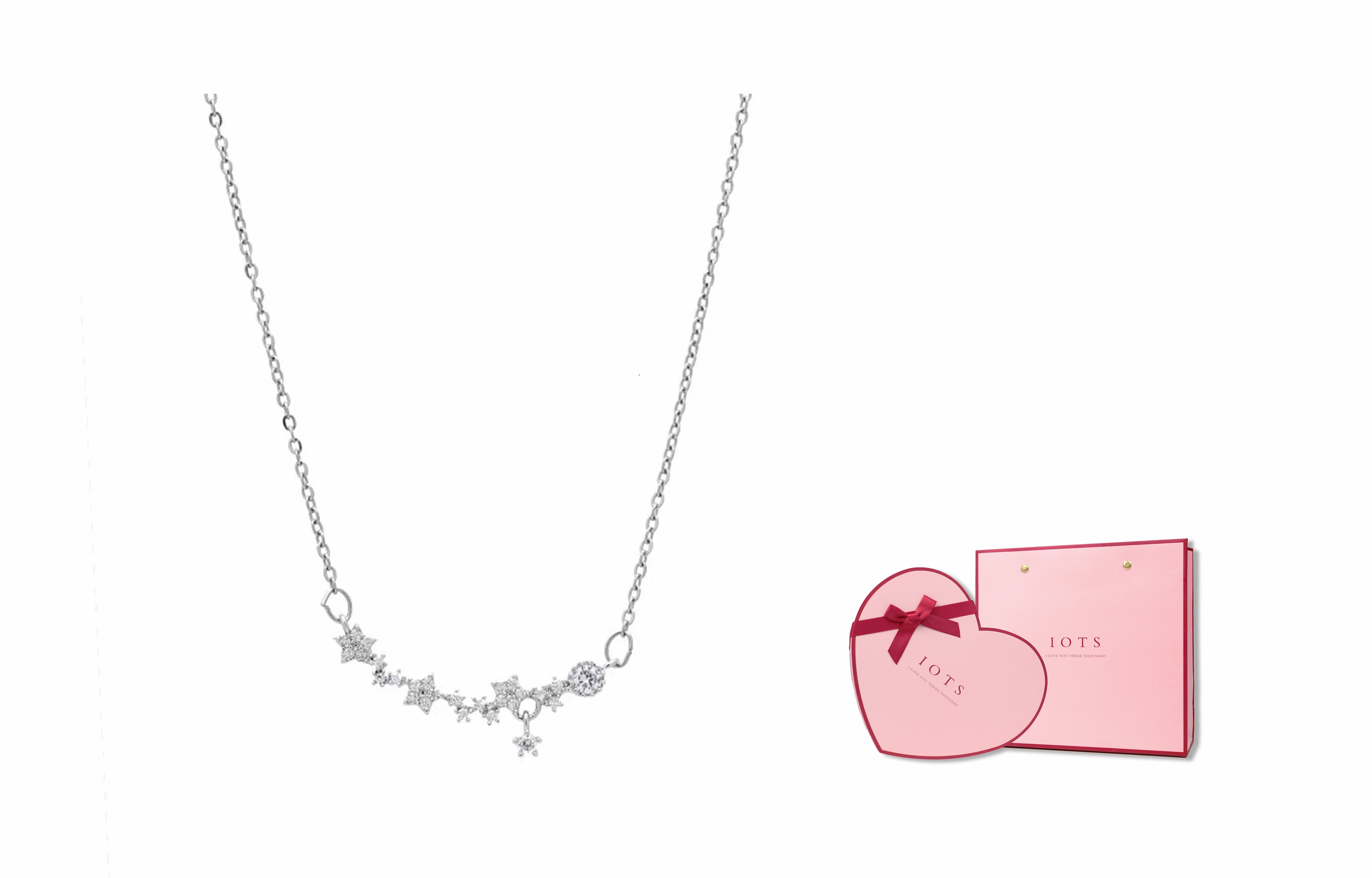 IOTS S925 Ожерелья женский подарок для лучшей подруги