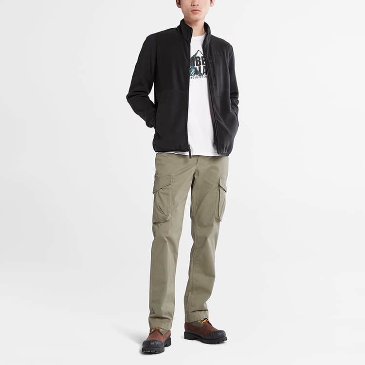 Мужские флисовые топы Timberland черные