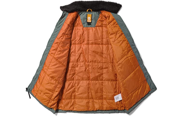 Мужские бархатные куртки Timberland шафрано-зеленые