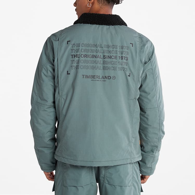 Мужские бархатные куртки Timberland шафрано-зеленые