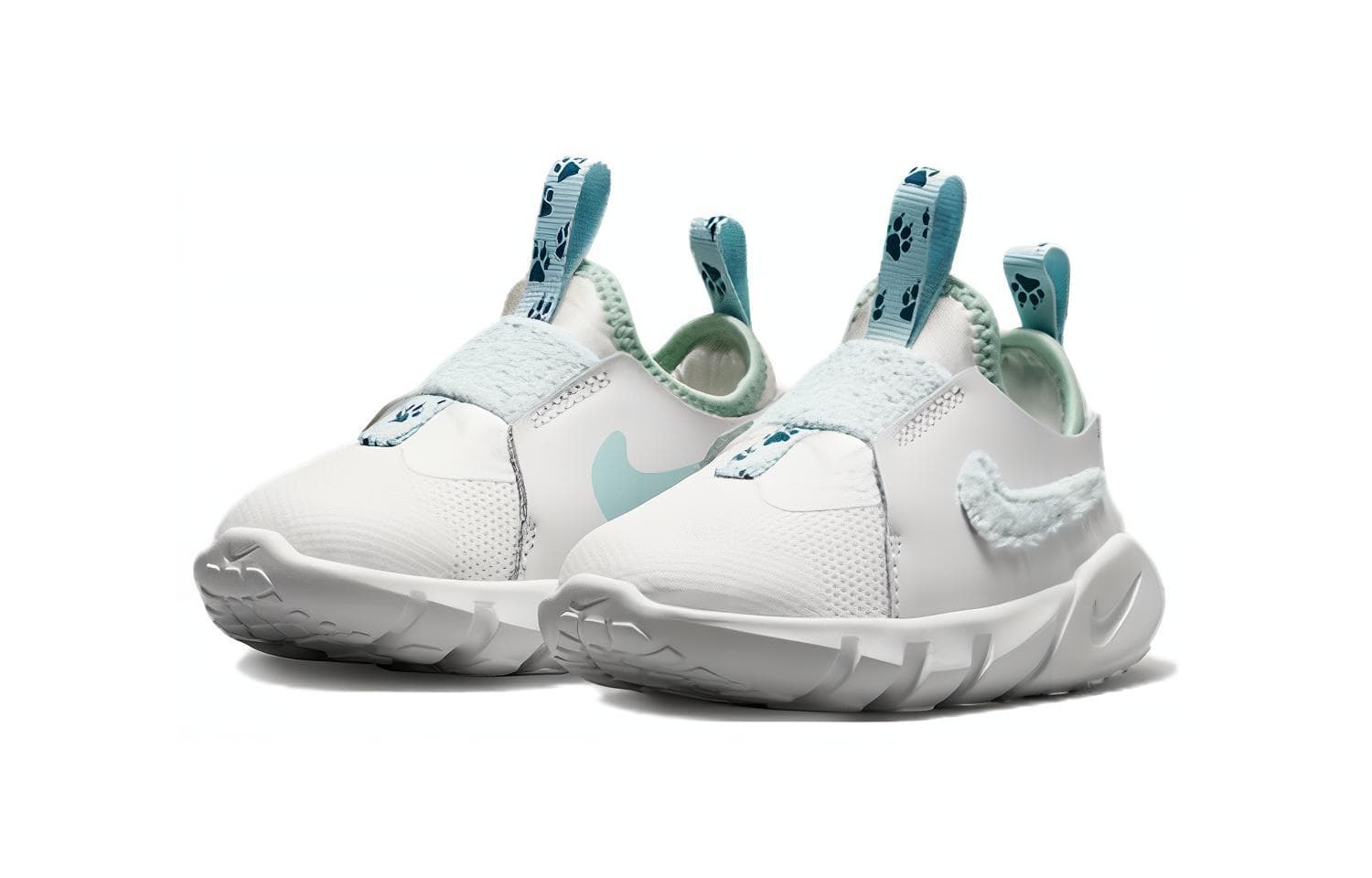 Nike Flex Runner 2 LIL Нескользящие и износостойкие дышащие низкие кроссовки Glacier Blue для младенцев и малышей