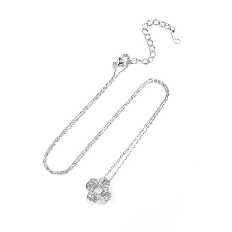 KADER S925 Серебряные ожерелья женские серебристо-белые, эксклюзивная коробка Goddess