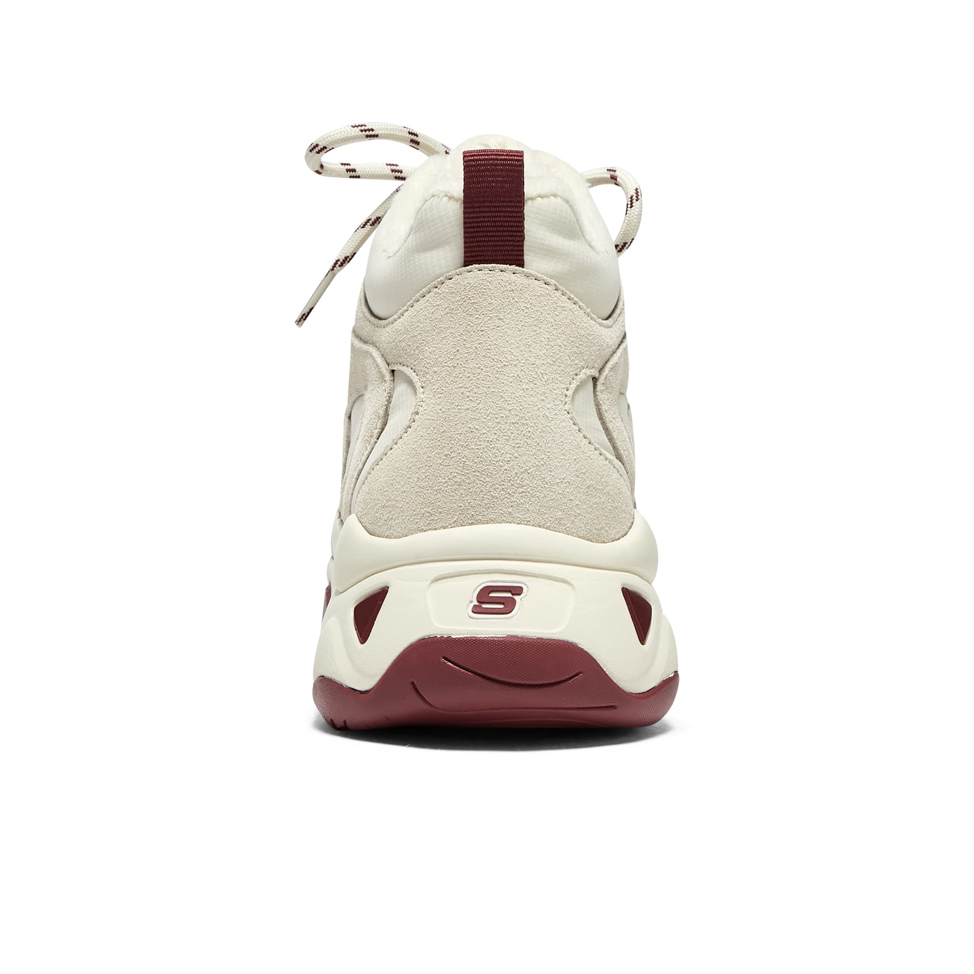 Женские кроссовки Skechers D'lites 3.0 "Белое бордовое"