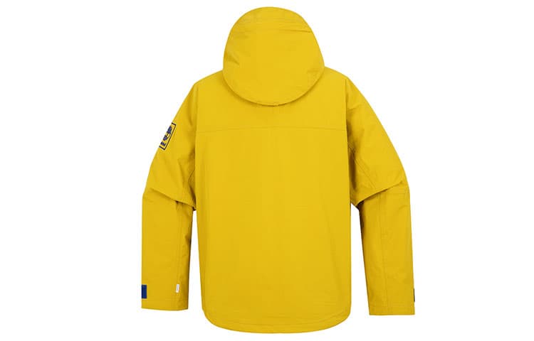 Мужская куртка-пуховик Timberland лимонного цвета