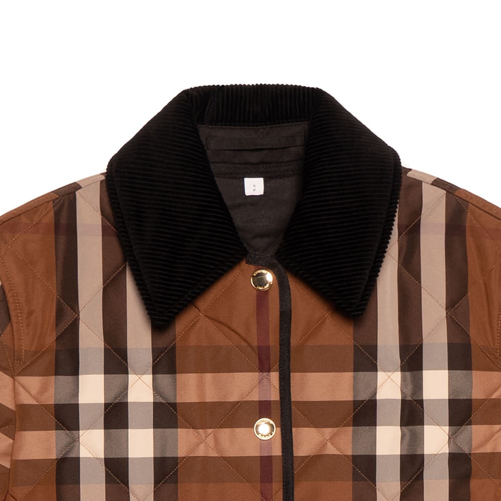 Burberry FW22 Куртки Пальто женские коричневые