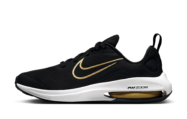 Nike Air Zoom Arcadia 2 Black Metallic Gold GS