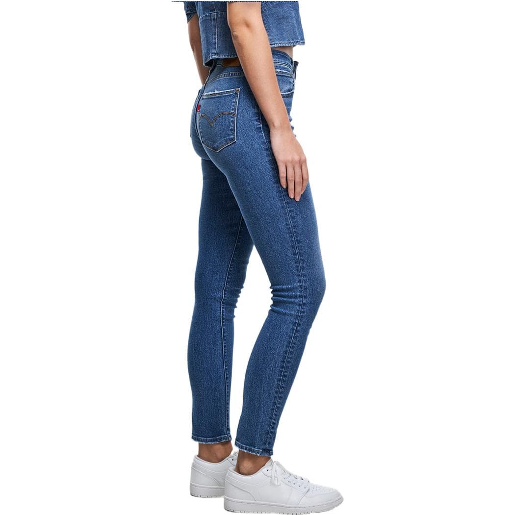 Брюки Levis Slim Fit Джинсы женские синие