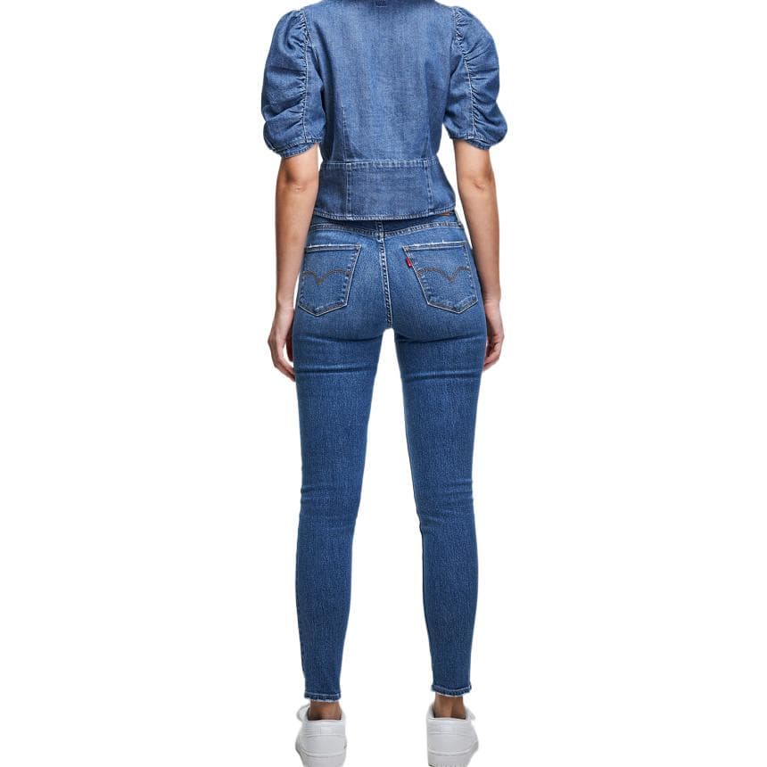 Брюки Levis Slim Fit Джинсы женские синие