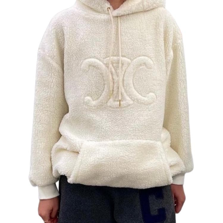 CELINE Толстовки женские цвета экрю