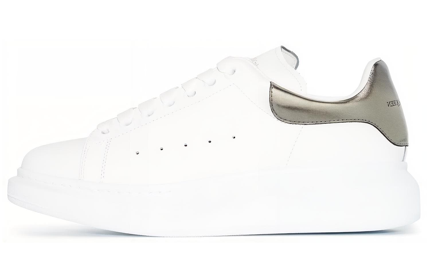 Alexander McQueen Oversized Sneaker 'Bleach White Silver' Women's