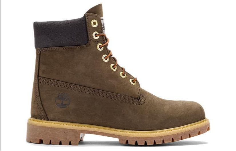 Timberland 6-дюймовые водонепроницаемые темно-коричневые ботинки премиум-класса