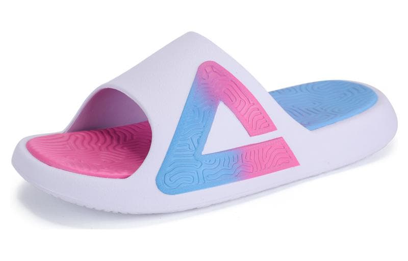 Шлепанцы PEAK State чрезвычайно большие треугольные 1.0 унисекс белые розовые синие