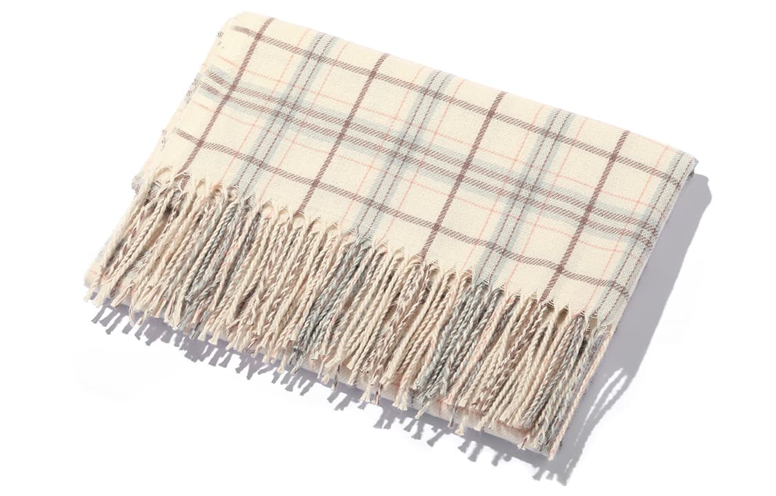 Clect полиэстеровые вязаные шарфы женские кремово-розовые