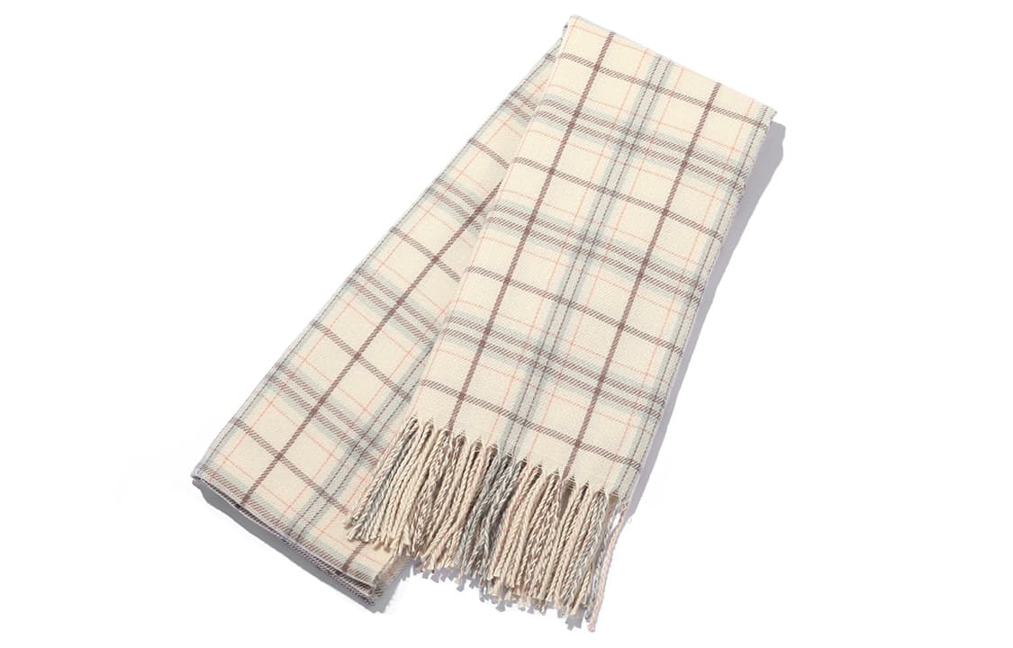 Clect полиэстеровые вязаные шарфы женские кремово-розовые