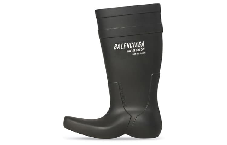 Balenciaga Excavator Boot Black Rubber