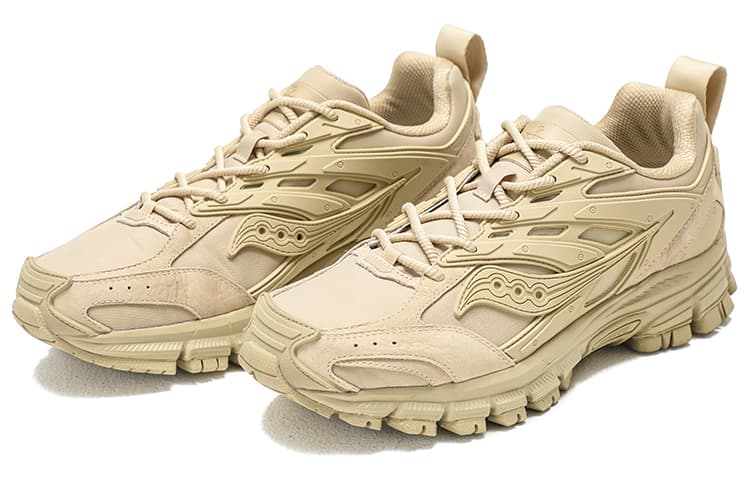 Saucony Cohesion Armor Износостойкие и легкие кроссовки с низким верхом унисекс, песочная специальная подарочная коробка