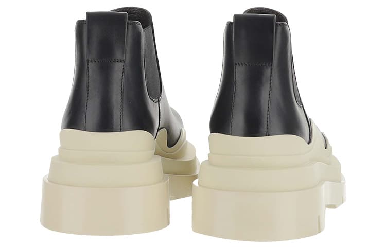 Мужские ботинки челси до щиколотки Bottega Veneta с мягкой подкладкой, бежевые, черные