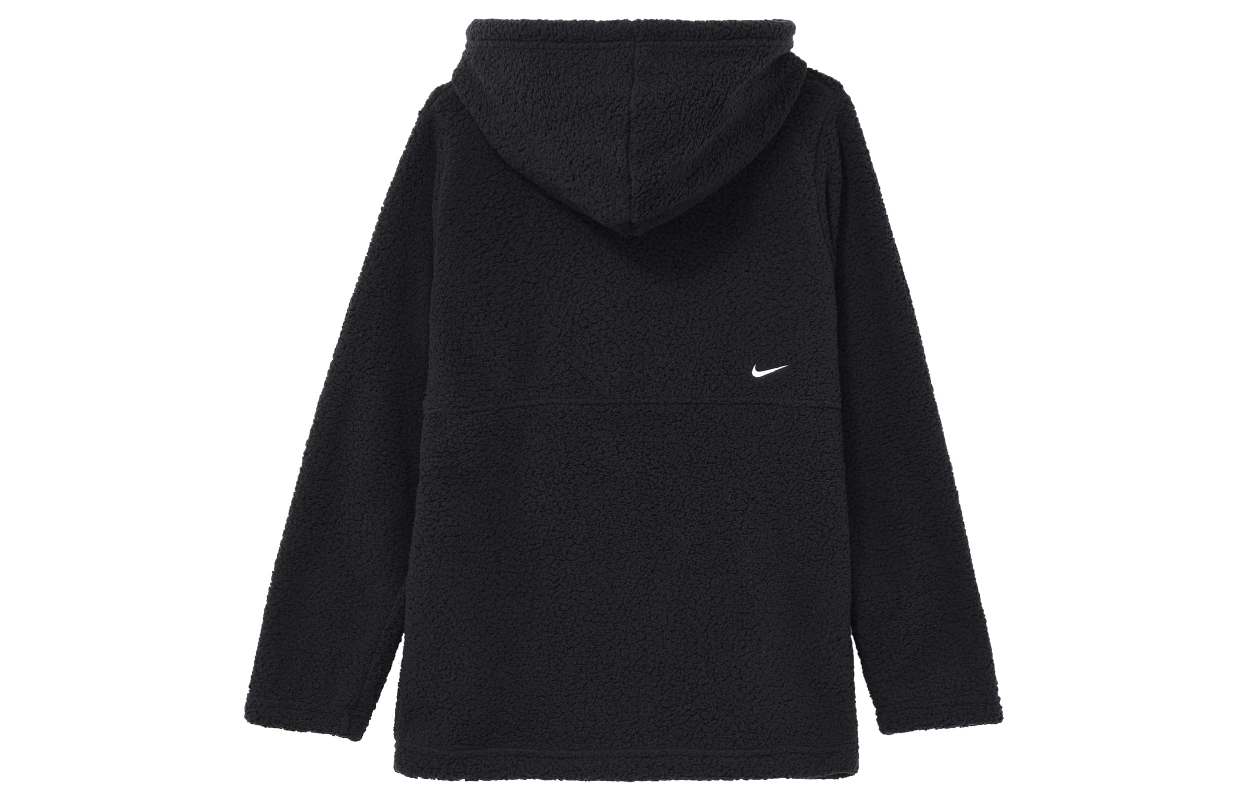 Женский пуловер с капюшоном и принтом логотипа Nike Therma-FIT, черный