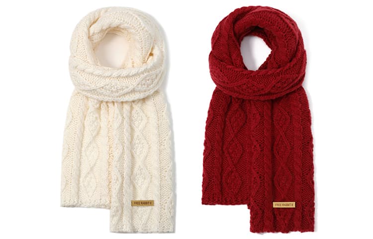 FREE RABBITⅡ Вязаные шарфы унисекс