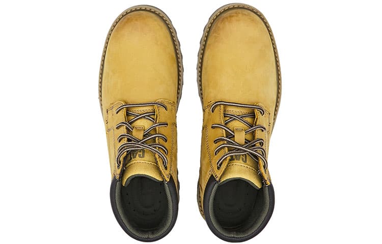 Уличные ботинки CAT Doubleday до щиколотки унисекс, желтые