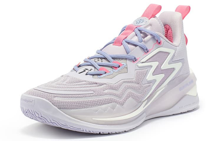 361° Big3 3.0 Pro Dinwiddie PE износостойкие нескользящие высокие баскетбольные кроссовки мужские гиацинтовый фиолетовый