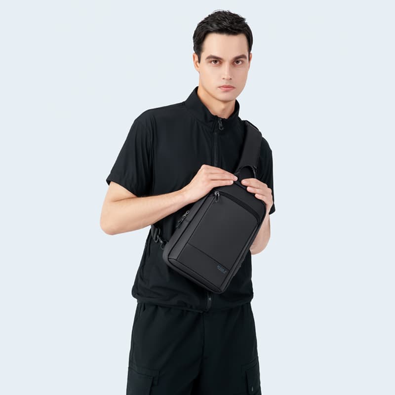 Оксфордская сумка для ноутбука GOLF, сумка через плечо, сумка через плечо, поясная сумка, слинг-сумка Туба мужская черная