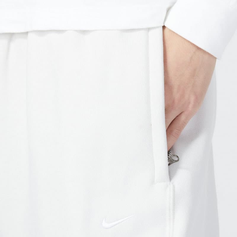 Мужские трикотажные спортивные штаны Nike, белые