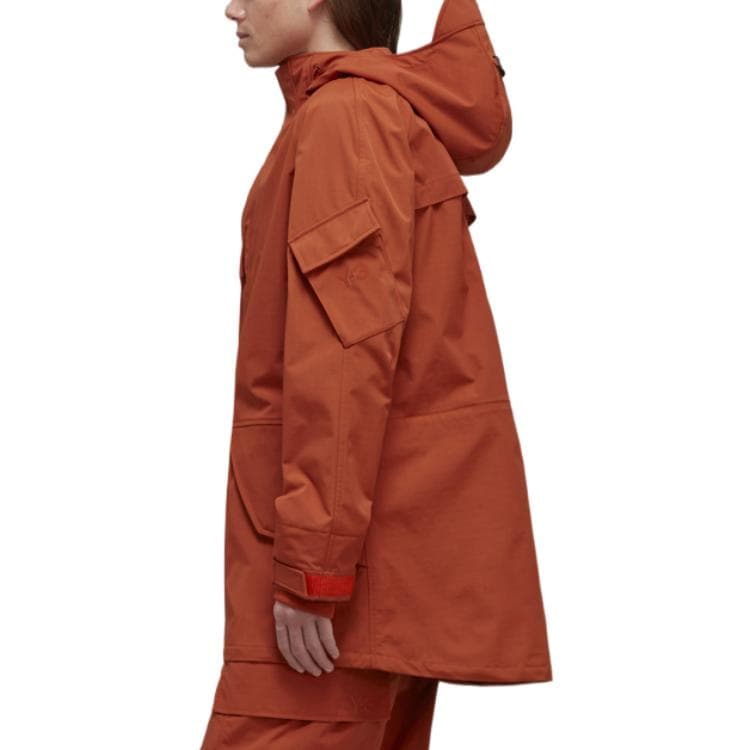 Y-3 Парка Пальто Унисекс Красный